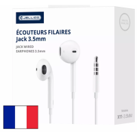 Ecouteur Jack avec micro JELLICO X11 (Boite/blister) blanc