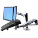 Support Ergotron double bras pour moniteur LCD/LED