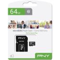 MicroSD 64Go PNY Class 10 - P-SDU64G10PPL-GE