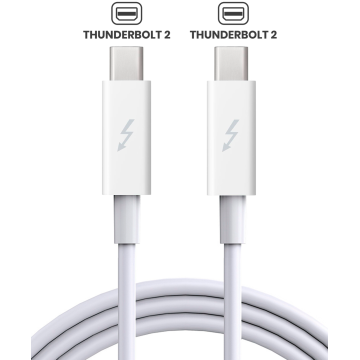 Câble Thunderbolt 2 pour MacBook / IMac / Mac (1,8 m / 6 pi) (Qualité OEM A) (Emballage en gros)
