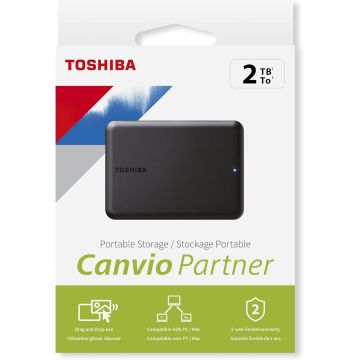 Disque dur externe Toshiba Partner, 2To USB3.0 - HDTB520EK3AB
