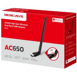 Clé WiFi Mercusys MU6H AC650 antenne 5dBi - WiFi 5