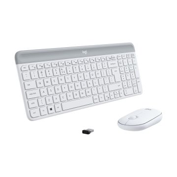 LOGITECH Slim Combo MK470, blanc - 920-009191