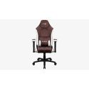 Siège Gamer AeroCool Crown AeroSuede, marron blanc