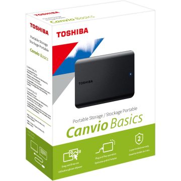 Disque dur externe TOSHIBA Canvio Basics Noir 4To USB3.0 - HDTB540EK3CA