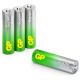 Lot de 4 piles Alcaline GP Batteries Super type AA (LR6) 1,5V