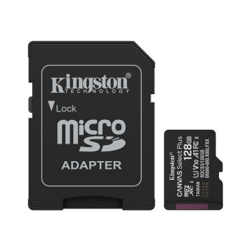 MicroSD 128Go Kingston Canvas Select Plus - SDCS3/128GB
