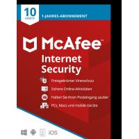 McAffee Internet Security 10 Appareils - 1 an