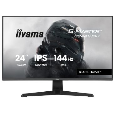 Moniteur 24" iiYama G2441HSU-B1 Led, 1ms, 144Hz, HDMI / DisplayPort / HP / USB - AMD FreeSync