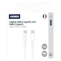 JELLICO Câble USB-C vers Lightning 1m