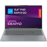 Lenovo IdeaPad Slim 3 15IRU8, Core i3 1315U, 8Go DDR4, SSD 512Go, 15.6", Win11