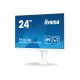 Moniteur 24 "Iiyama ProLite XUB2497HSU-W2, IPS, 1ms, HDMI/DP/USB - blanc