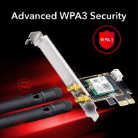Carte WiFi CUDY WE3000 WiFi6, bluetooth 5.2
