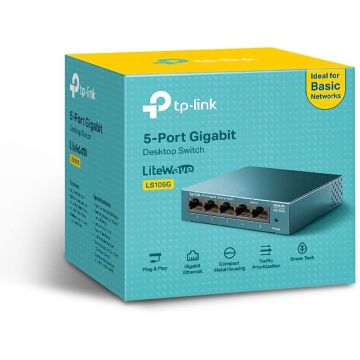 Switch TP-Link LS105G 5 ports 10/100/1000 Mbps