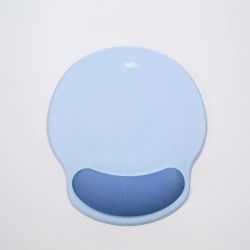 WE POP - Tapis de souris en gel - avec repose-poignets - bleu