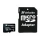 microSD 128Go VERBATIM - V10 90Mb/s 600X