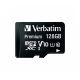 microSD 128Go VERBATIM - V10 90Mb/s 600X