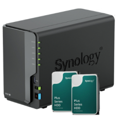 Bundle serveur NAS Synology DS225+ 2Go NAS + 2 HDD Synology 4To SATA HAT3300-4T