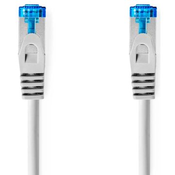 Câble réseau 10m ethernet RJ45 Cat 6a Gigabit S/FTP - NEDIS CCGL85330GY100