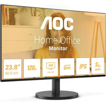 Moniteur 24" AOC 24B3HA2, IPS, 1ms, 120Hz, VGA/HDMI