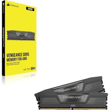 Kit 32Go CORSAIR VENGEANCE - DDR5 - KIT - 32 GO: 2 X 16 GO - DIMM 288 BROCHES - 6000 MHZ - CMK32GX5M2E6000Z36