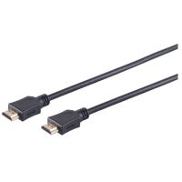 Câble HDMI haute vitesse, UHD, Eco, noir, 2 m - S-IMPULS 77472-E