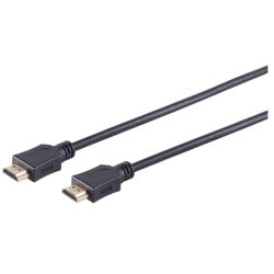Câble HDMI haute vitesse, UHD, Eco, noir, 2 m - S-IMPULS 77472-E