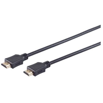 Câble HDMI haute vitesse, UHD, Eco, noir, 2 m - S-IMPULS 77472-E
