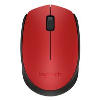 Souris LOGITECH M171 Wireless Mouse - rouge / noire - 910-004641
