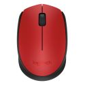 Souris LOGITECH M171 Wireless Mouse - rouge / noire - 910-004641