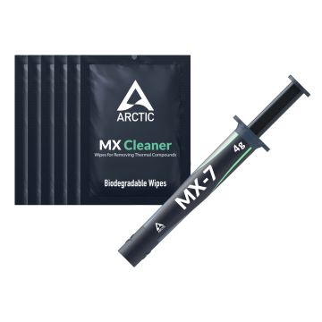 Pâte thermique Arctic MX-7, seringue de 4g + 6 lingettes - ACTCP00092A