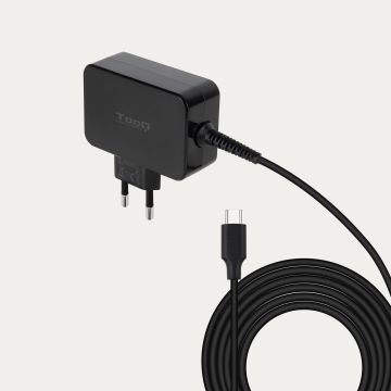 Chargeur USB-C 65W - TooQ TQLC-USBCGAN65PD
