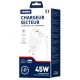 Chargeur USB-C 45W JELLICO avec câble USB-C Lightning