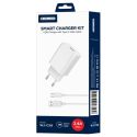 Chargeur USB JELLICO avec câble USB USB-C 2.4A