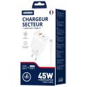 Chargeur USB JELLICO avec câble USB USB-C 2.4A