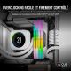 Kit 32Go DDR5 6000Mhz CORSAIR RGB, blanches
