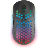 Souris sans fil Gamer Mars Gaming MMW3 RGB, noire - MMW3