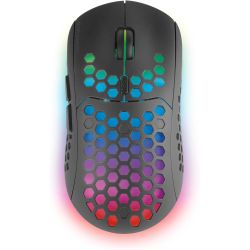 Souris sans fil Gamer Mars Gaming MMW3 RGB, noire - MMW3