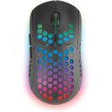 Souris sans fil Gamer Mars Gaming MMW3 RGB, noire - MMW3