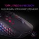 Souris sans fil Gamer Mars Gaming MMW3 RGB, noire - MMW3