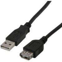 Rallonge USB 2.0 en 2m série A, débit 4.8Gb/s - MCL MC922AMF-2M/N