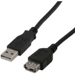 Rallonge USB 2.0 en 3m série A, débit 4.8Gb/s - MCL MC922AMF-3M/N
