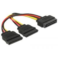 DELOCK 60128 Y d'alimentation serial ATA - SATA M vers 2x SATA F - 60105