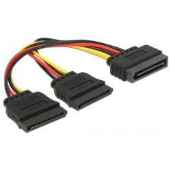 Y d'alimentation serial ATA - SATA M vers 2x SATA F - 60105