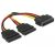 Y d'alimentation serial ATA - SATA M vers 2x SATA F - 60105