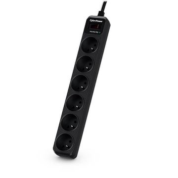 Multiprise 6 prises FR avec cordon de 1.8M - NITRAM B0620SCO-FR