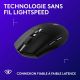 Souris Logitech G305 Gaming HERO, 12 000 PPP, sans sil, mauve