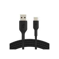 BELKIN Câble USB-A vers USB-C 2m Silicon - Noir - CAB002BT2MBK