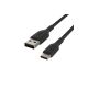 BELKIN Câble USB-A vers USB-C 2m Silicon - Noir - CAB002BT2MBK