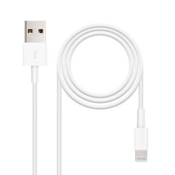 Câble USB-A - Lightning NANOCABLE - 1 mètre - 10.10.0401